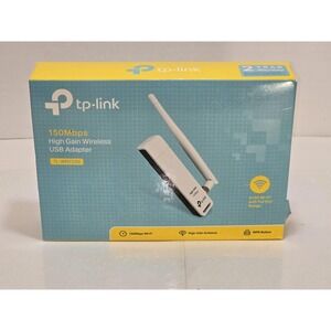 ✨ TP-Link 150Mbps High Gain USB WiFi Adapter TL-WN722N‎ New Open Box ✨
